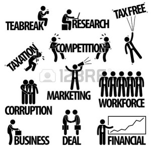 19686425-business-finance-businessman-entrepreneur-employee-worker-team-text-word-stick-figure-pictogram-icon